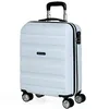 Image de Valise Petite Cabine Rigide 4 Roues Trolley 55 Cm En ABS TexturÃ©. Bagage Ã Main. RÃ©sistant Et LÃ©gÃ¨re. PoignÃ©e 2 Anses Et Cadenas. Taille Low Cost Ryanair. T71650