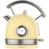 Image de Bouilloire Cecotec Thermosense 420 Vintage Light Yellow CapacitÃ© : 1,8 litres, 2200 W, compteur de tempÃ©rature, base 360 Â°, acier inoxydable, style vintage, jaune, 01484