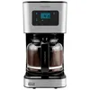 Image de Machine Ã  cafÃ© Cecotec Coffee 66 Smart - 50 W, programmable 24 heures, technologie ExtemAroma, fonction AutoClean, finitions en acier inoxydable, Ã©cran LCD et bol en verre d'1,5 L, 26.5 x 34.5 x 18.5 cm