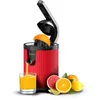 Image de Cecotec Presse-agrumes Ã©lectrique Ã  bras pour oranges et agrumes Xqueeze RetroJuice 600 Red. 600W, Style rÃ©tro, filtre en acier inox, cÃ´ne plastique, levier pour extraire la pulpe, Anti-gouttes