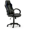 Image de Fauteuil de Bureau rÃ©glable et inclinable Formula tapissÃ© en Similicuir, Noir/Bleu