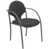 Image de Pack 2 chaises Hellin noir chÃ¢ssis bali noir