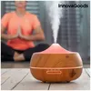 Image de Humidificateur Diffuseur d'ArÃ´mes LED Wooden-Effect InnovaGoods