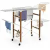 Image de Etendoir Linge Interieur Pliable Vertical Ã  Roulettes Dreeyl 38 Barres - InnovaGoods