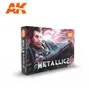 Image de Ak Interactive Ak11608 Set Couleurs MÃ©tallisÃ©es 6x17ml-Ak Interactive Ak11608 Set Couleurs MÃ©tallisÃ©es 6x17ml (Ak Interactive)