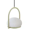 Image de Leds-C4 Coco Single Suspension, DorÃ©e/Blanche