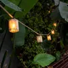 Image de Guirlande Lumineuse D'extÃ©rieur CÃ¢ble En Jute L8m Marron