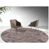 Image de Chaise en simili cuir et acier chromÃ©