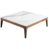 Image de Table basse en verre imitation marbreet
