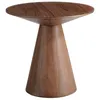 Image de Angel CERDÃ  Table dâappoint ronde en bois de noyer - Style moderne