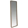 Image de Miroir sur pied rectangulaire 60x190x7 cm modÃ¨le 3036 avec cadre en bois plaquÃ© noyer naturel 0,5 mm, design moderne et Ã©lÃ©gant â Ãngel CerdÃ¡ S.L.