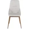Image de Chaise en tissu gris clair