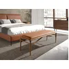 Image de Tabouret en simili cuir marron