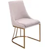 Image de Angel CerdÃ¡ â Chaise de salle Ã  manger tapissÃ©e en tissu gris avec dossier courbÃ© â Design moderne, confortable et Ã©lÃ©gant â 58 x 60 x 85 cm â Pieds mÃ©talliques chromÃ©s finition miroir