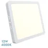 Image de Downlight Surface CarrÃ©e SÃ©lÃ©nite 12w 4000k Blanc 1080 Lm 2,8x17x17 Cm