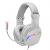 Image de Mars Gaming MH122W casque Avec fil Arceau USB Type-A Blanc