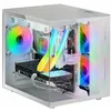 Image de Boitier PC Mini Tour Micro ATX Mars Gaming MC-View avec panneaux vitrÃ©s - Blanc
