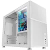 Image de Boitier PC Mini Tour Micro ATX Mars Gaming MC-LCD avec panneau vitrÃ© - Blanc