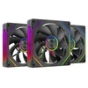 Image de Ventilador suplementario Mars Gaming MF-LINKFINITYKIT2R 120mm 1800RPM Infinity Mirror ARGB PWM