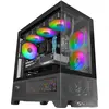 Image de Mars Gaming MCLCDX unitÃ© centrale Midi Tower Noir