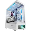 Image de Mars Gaming MCLCDPROW unitÃ© centrale Midi Tower Blanc