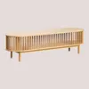 Image de Meuble TV 150x40 cm en bambou Connery NATUREL