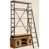 Image de BibliothÃ¨que Avec Escalier En Bois De Manguier Uain Bois De Mangue