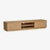 Image de Meuble TV 180x45 cm en MDF Burundi Marron ChÃªne