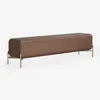 Image de Meuble TV 180x40 cm en MDF Alazne Camel Brun