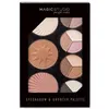Image de Blush & poudres Magic Studio  Eyeshadow   Bronzer Palette P21876819