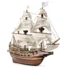 Image de Maquette De Bateau En Bois : Hms Revenge-Occre