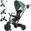Image de Tricycle Ãvolutif 6 En 1 - Qplay - SiÃ¨ge Pivotant Ã 360Â° - Capote Xl - Roues Eva - ChÃ¢ssis MÃ©tallique