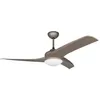 Image de Orbegozo Ventilateur de plafond avec lumiÃ¨re et tÃ©lÃ©commande 3 pales 105 cm marron - CP93105