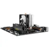 Image de Nox Hummer H-190 - Refroidisseur de processeur - (pour : LGA775, LGA1156, AM2, AM2+, AM3, LGA1155, AM3+, FM1, FM2, LGA1150, FM2+, LGA1151, AM4) - cuivre avec embase en aluminium - 92 mm