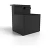 Image de Meuble Support Plancha Noir Avec Bar Pour Cuisine Forge Adour
