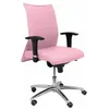 Image de Fauteuil visiteur ergonomique Albacete Confident XL - PIQUERAS Y CRESPO - Tissu BALI rose pÃ¢le - Jusqu'Ã  160 kg