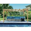 Image de Pergola En Bois LamellÃ©-CollÃ© Grenoble 600 X 300 Cm - Maderland