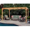 Image de Pergola En Bois LamellÃ©-CollÃ© Lille 700 X 300 Cm - Maderland