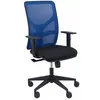 Image de Chaise Motilla bleu siÃ¨ge en maille bali noir bras rÃ©glable