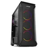 Image de BoÃ®tier Demi Tour Micro ATX / Mini ITX / ATX NOX NX Hummer Quantum RGB Ã 12 cm Noir