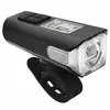 Image de Lampe frontale pour guidon avec compteur de vélo rechargable TKX TU