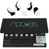 Image de Nooves Feuilles de gel pour ongles Premium Glam White Cow 20 U