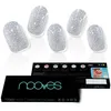 Image de Kits manucure Nooves  Dazzling Diva Premium Glam glitter Grey Feuilles À Ongles En G P27401661