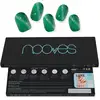 Image de Nooves Feuilles de gel pour ongles Jade Glass Premium Glam Cat Eye Vert 20 U