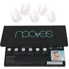 Image de Nooves Feuilles d'ongles en gel nacré de qualité supérieure Luxe Chat Blanc Nacré 20 U