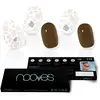 Image de Nooves Feuilles d'ongles en gel Suzanne Paillettes Glam Premium 20 U
