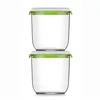 Image de Fosa Lot De 2 RÃ©cipients De Mise Sous Vide Alimentaire 21350 - 1350 Ml - Blanc Et Vert