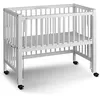Image de Lit Bb Barreaux Cododo En Htre Massif Blanc 40x90 Cm