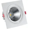 Image de Spot Downlight Led 15w CarrÃ© Madison Coupe Ã 95 Mm Blanc Chaud 3000k