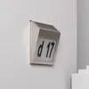 Image de Applique Murale Led ExtÃ©rieure Solaire Barua Pour NumÃ©rotation De Maisons Blanc Froid 6500k